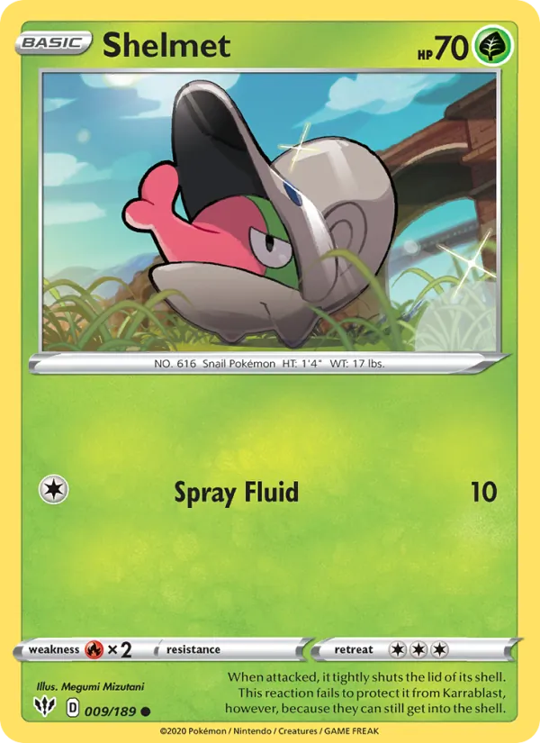 Shelmet #9 – Darkness Ablaze card