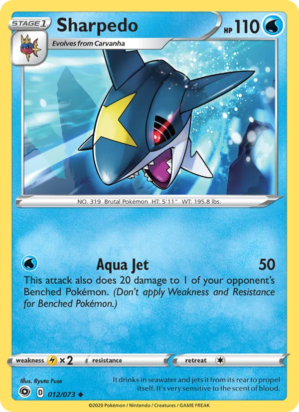 Sharpedo #12 – Champion's Path card