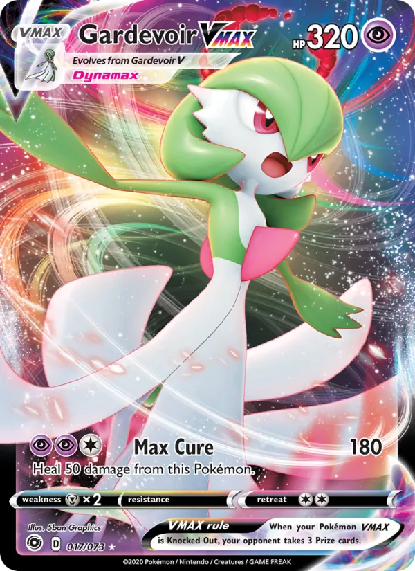 Gardevoir VMAX #17 – Champion's Path card