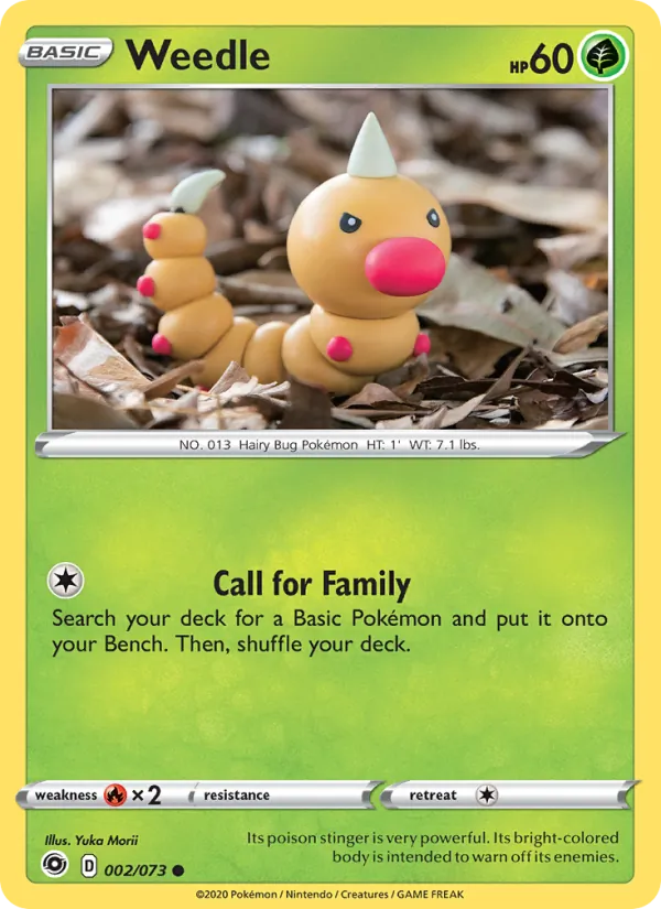 Weedle #2 – Champion's Path card