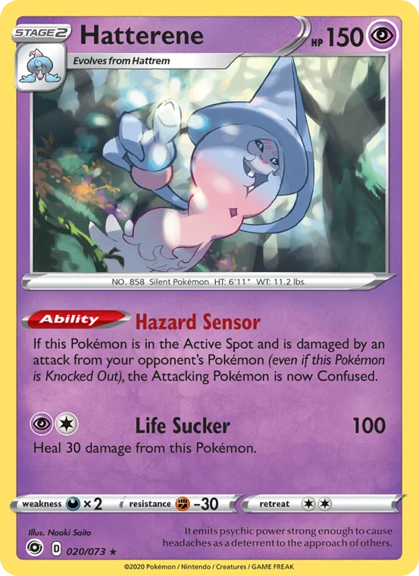 Hatterene #20 – Champion's Path card