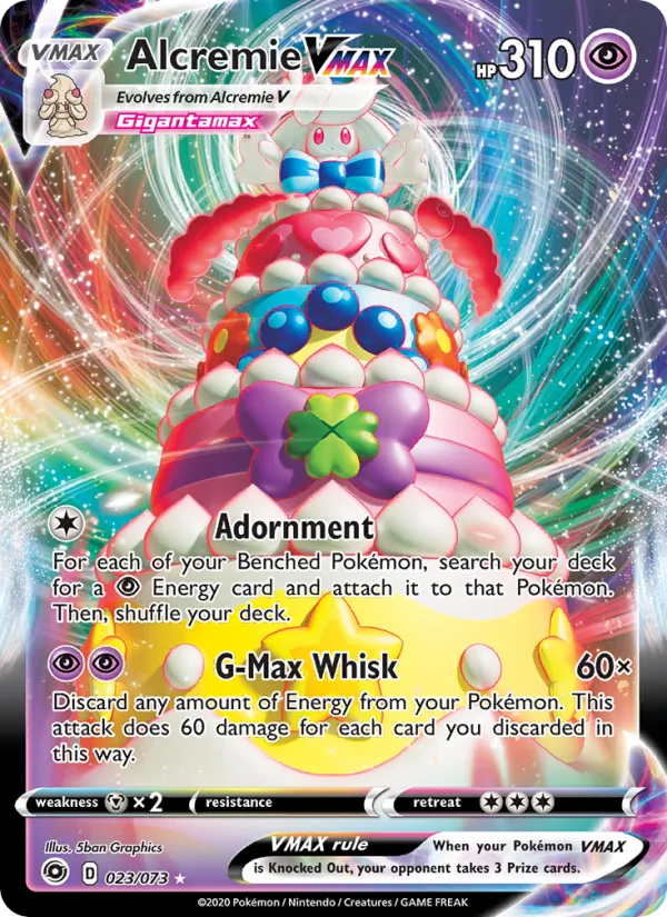 Alcremie VMAX #23 – Champion's Path card