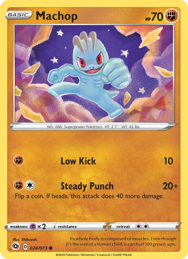Machop #24 – Champion's Path card
