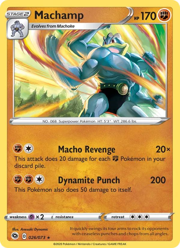 Machamp #26 – Champion's Path card
