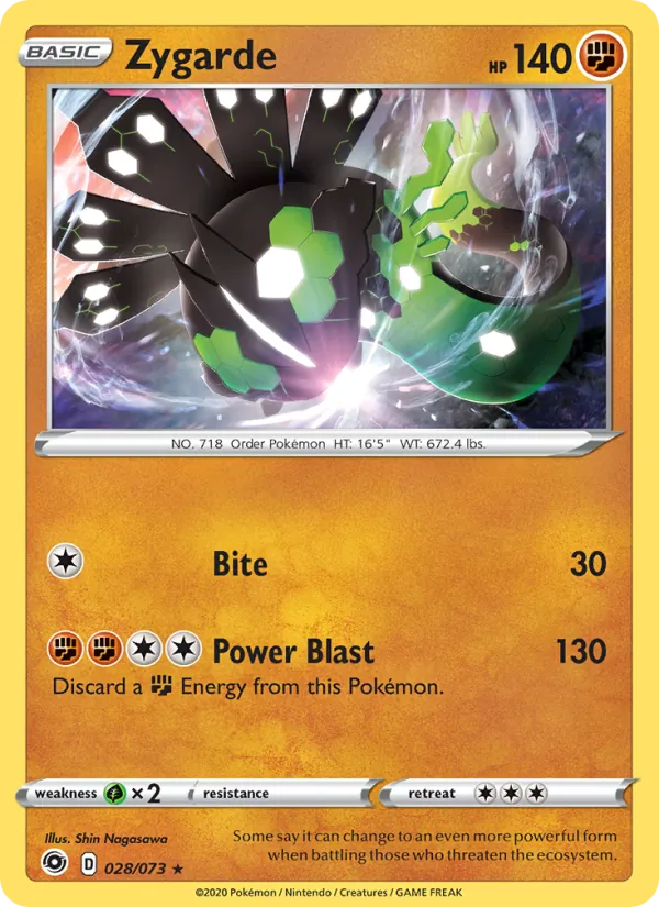 Zygarde #28 – Champion's Path card