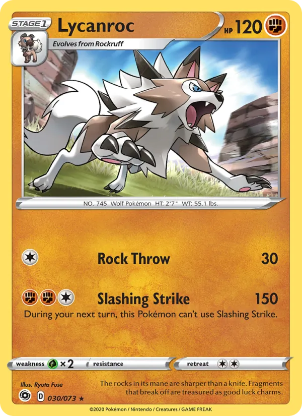 Lycanroc #30 – Champion's Path card