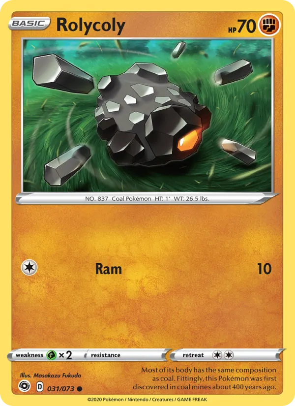 Rolycoly #31 – Champion's Path card