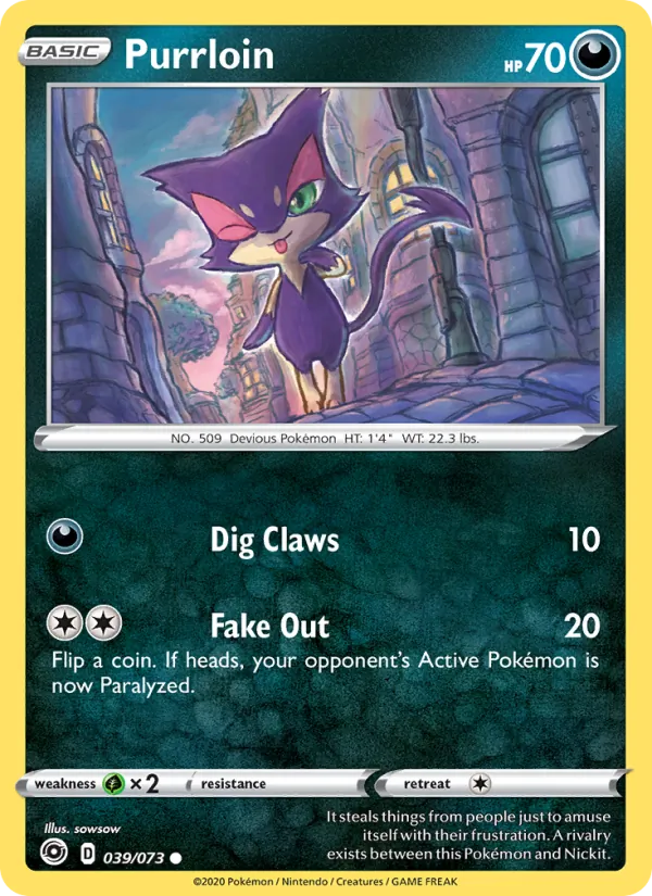 Purrloin #39 – Champion's Path card