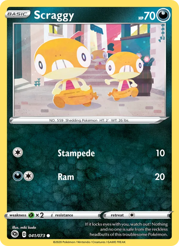 Scraggy #41 – Champion's Path card