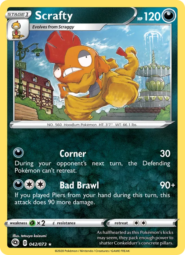 Scrafty #42 – Champion's Path card