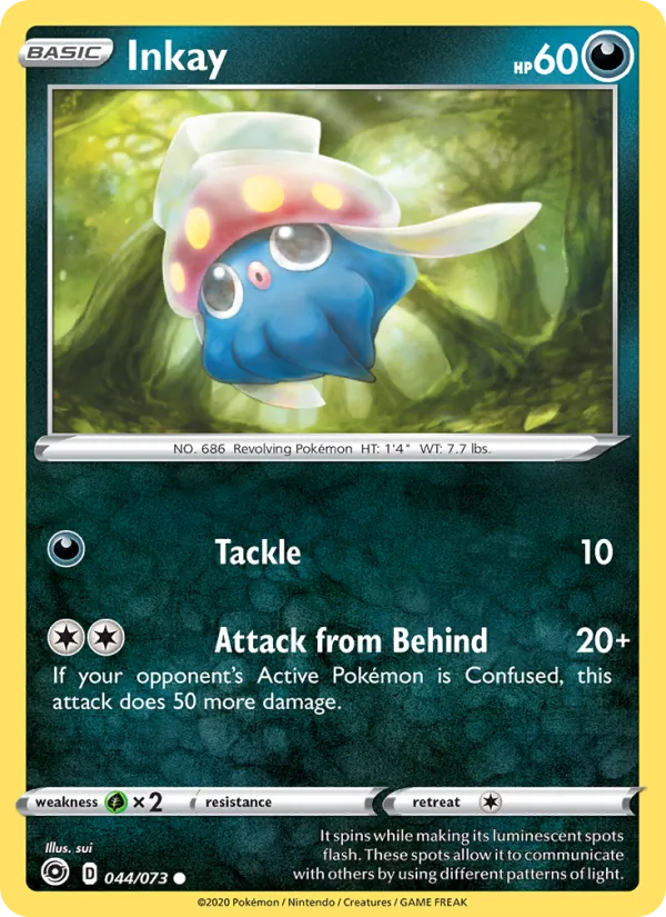 Inkay #44 – Champion's Path card