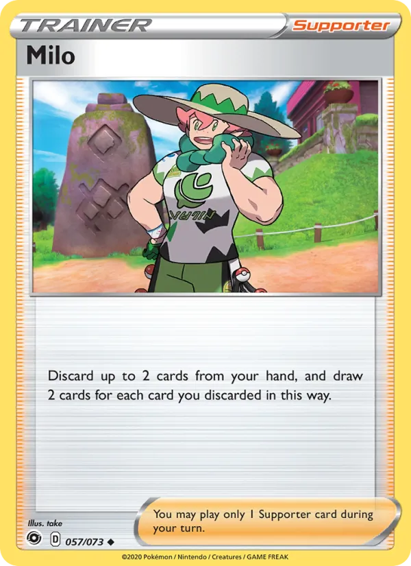 Milo #57 – Champion's Path card