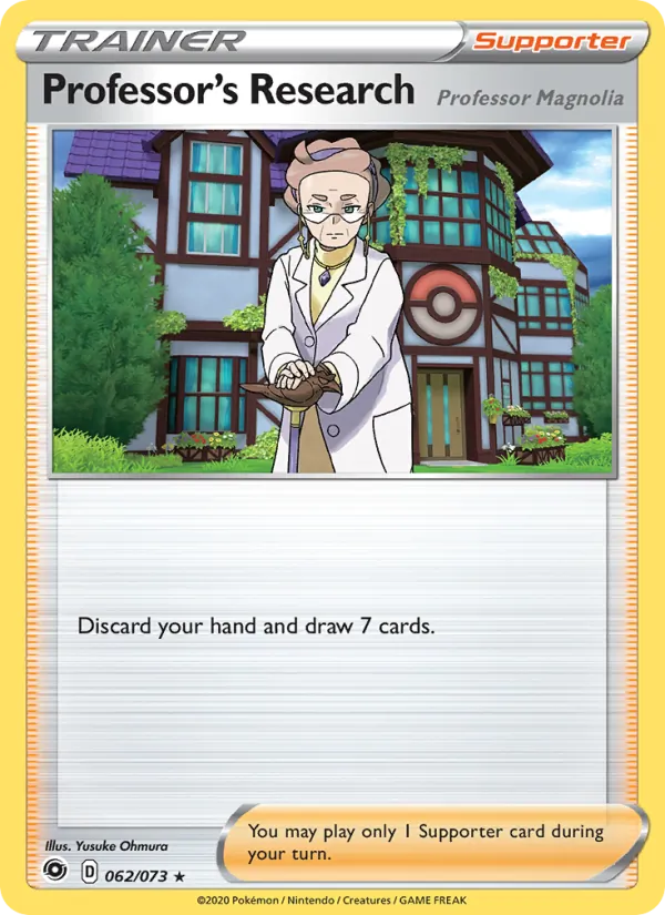 Professor's Research (Professor Magnolia) #62 – Champion's Path card