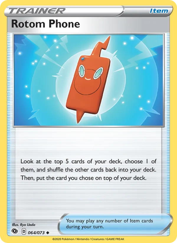 Rotom Phone #64 – Champion's Path card