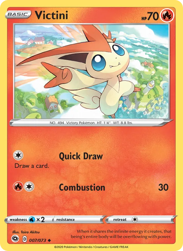 Victini #7 – Champion's Path card