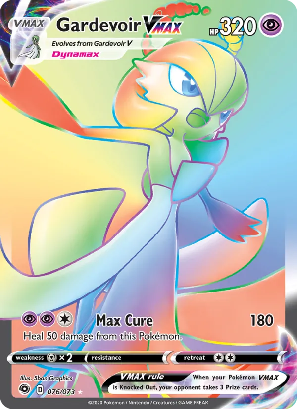 Gardevoir VMAX #76 – Champion's Path card