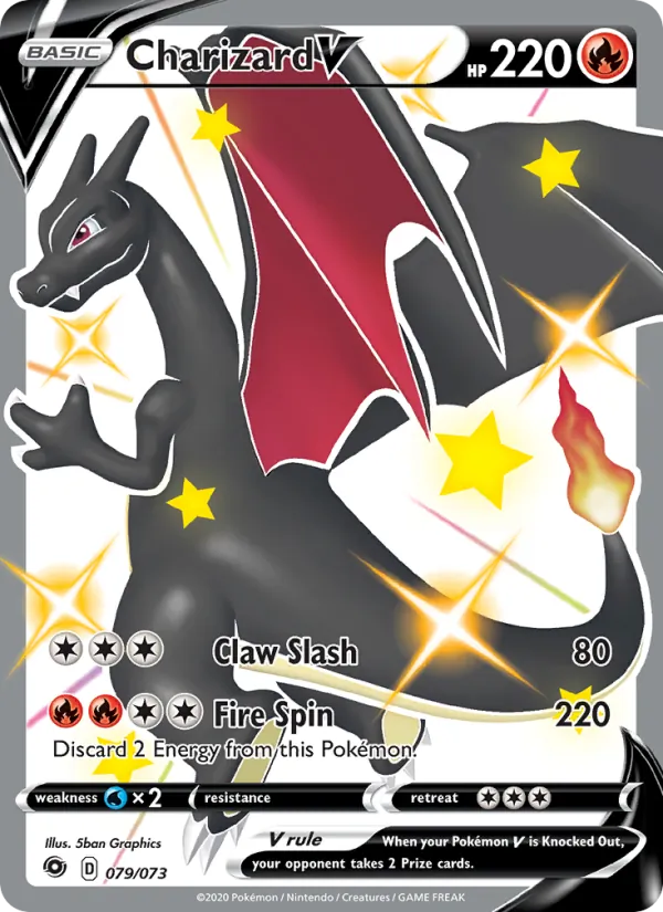 Charizard V #79 – Champion's Path card
