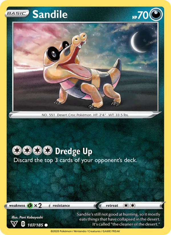 Sandile #107 – Vivid Voltage card