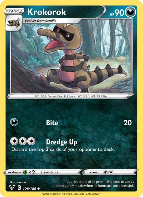 Krokorok #108 – Vivid Voltage card