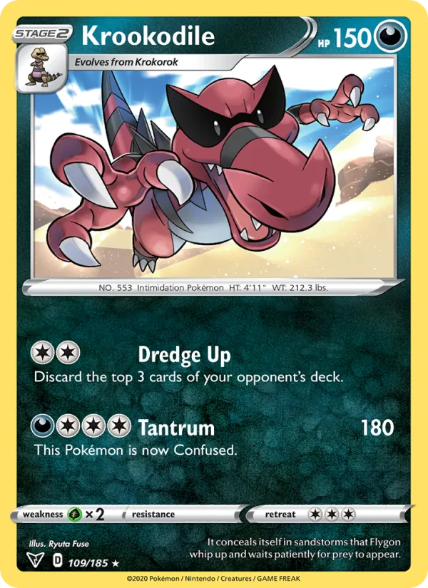 Krookodile #109 – Vivid Voltage card
