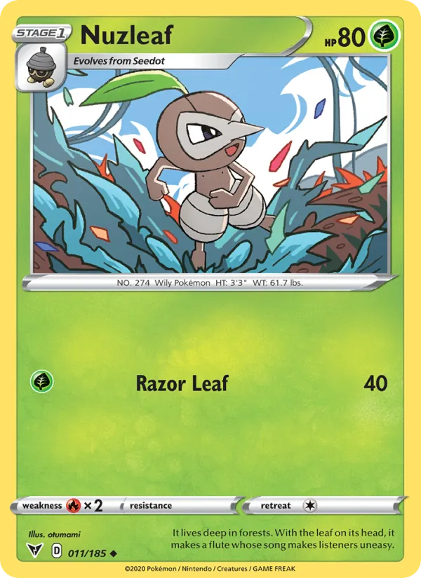 Nuzleaf #11 – Vivid Voltage card