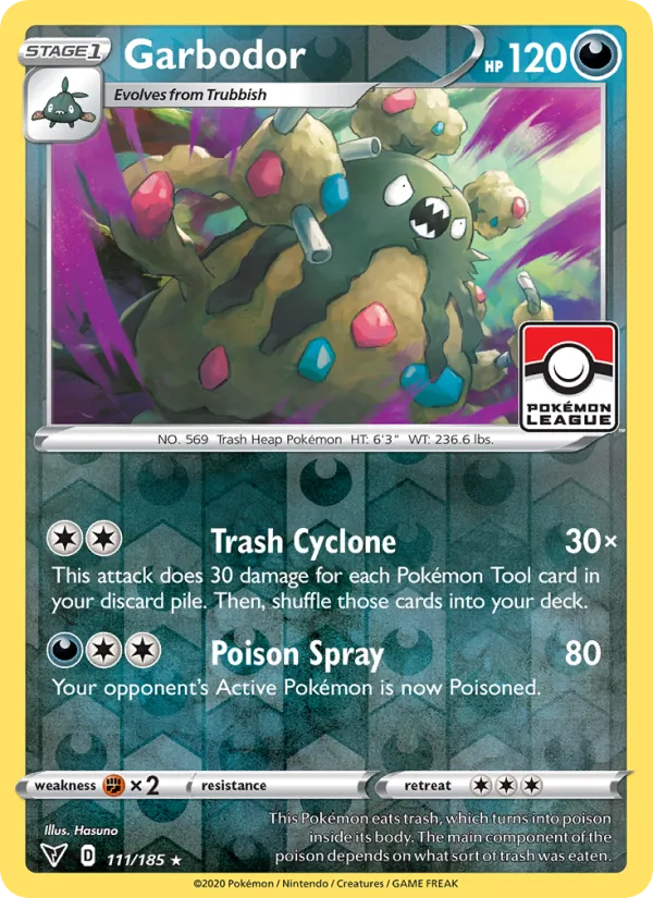 Garbodor #111 – Vivid Voltage card