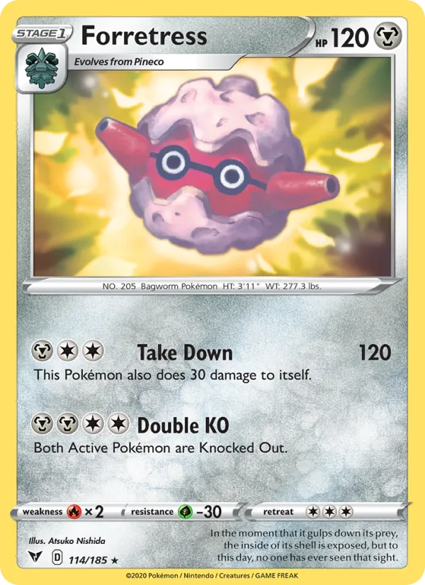 Forretress #114 – Vivid Voltage card