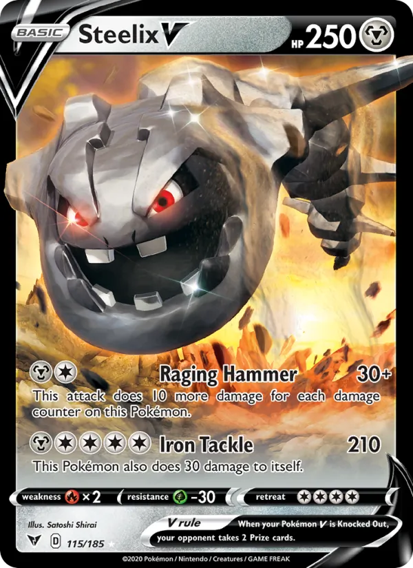 Steelix V #115 – Vivid Voltage card