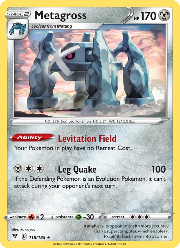 Metagross #118 – Vivid Voltage card