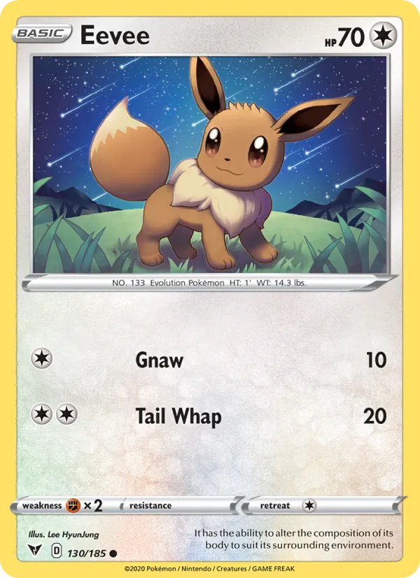 Eevee #130 – Vivid Voltage card
