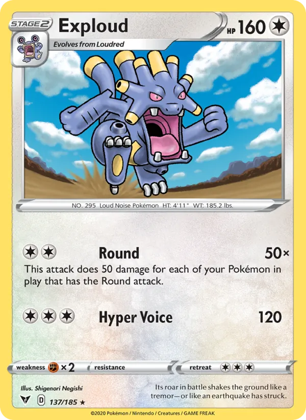 Exploud #137 – Vivid Voltage card