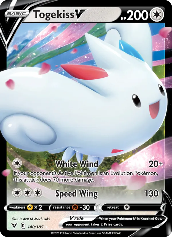 Togekiss V #140 – Vivid Voltage card
