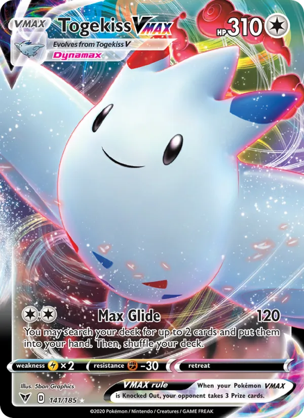 Togekiss VMAX #141 – Vivid Voltage card