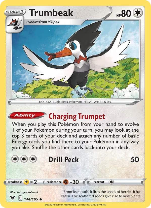 Trumbeak #144 – Vivid Voltage card