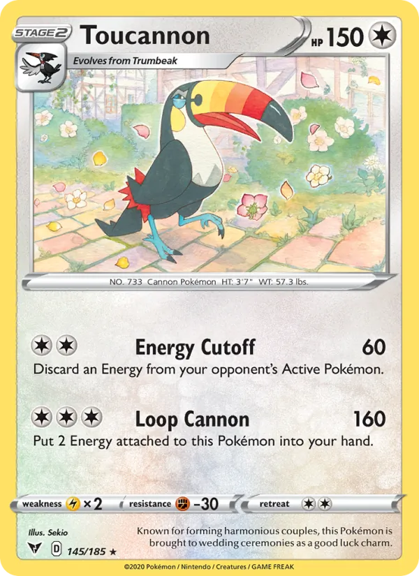 Toucannon #145 – Vivid Voltage card