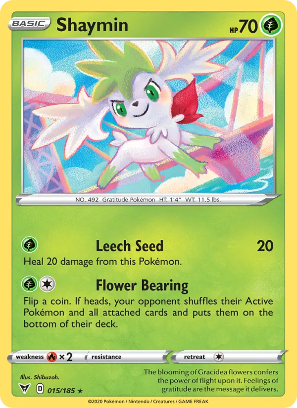 Shaymin #15 – Vivid Voltage card