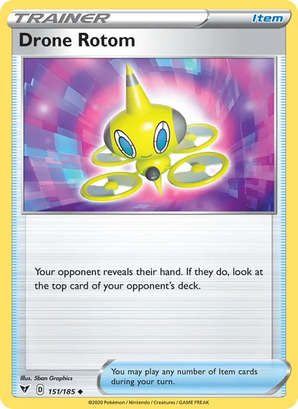 Drone Rotom #151 – Vivid Voltage card