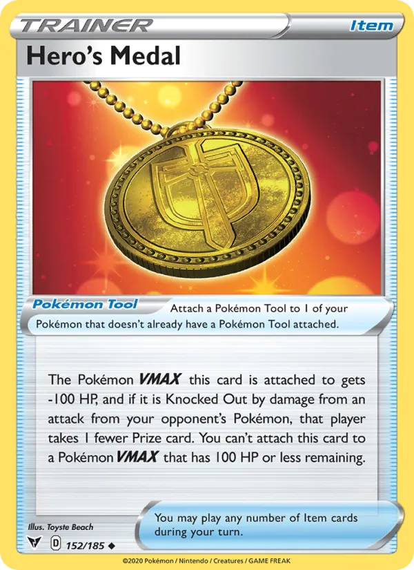 Hero's Medal #152 – Vivid Voltage card