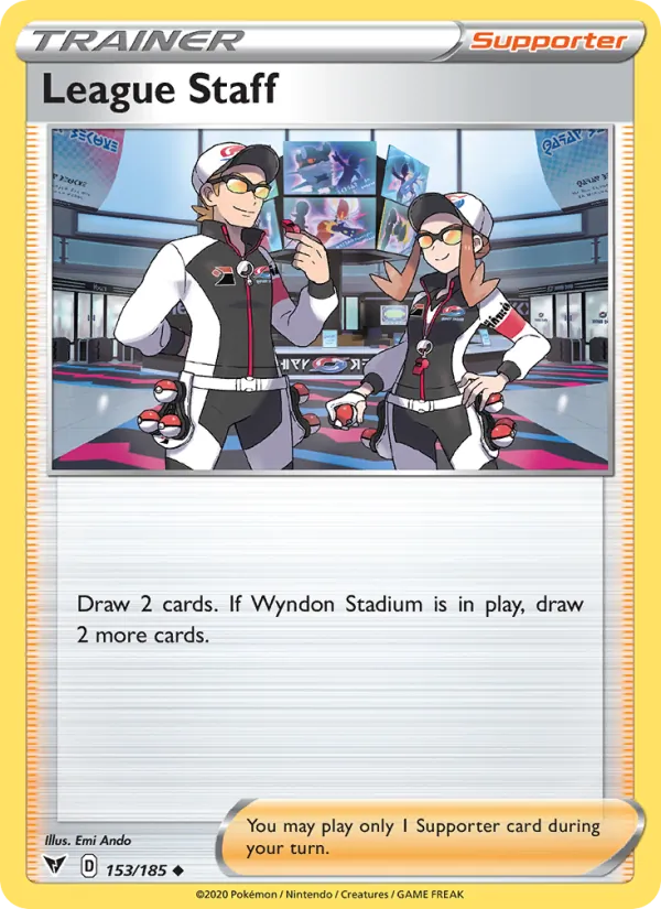 League Staff #153 – Vivid Voltage card