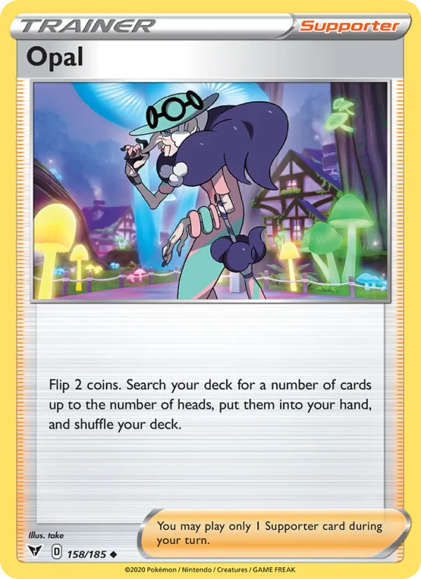 Opal #158 – Vivid Voltage card