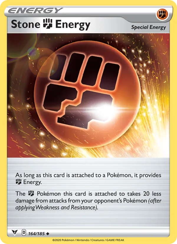 Stone Fighting Energy #164 – Vivid Voltage card