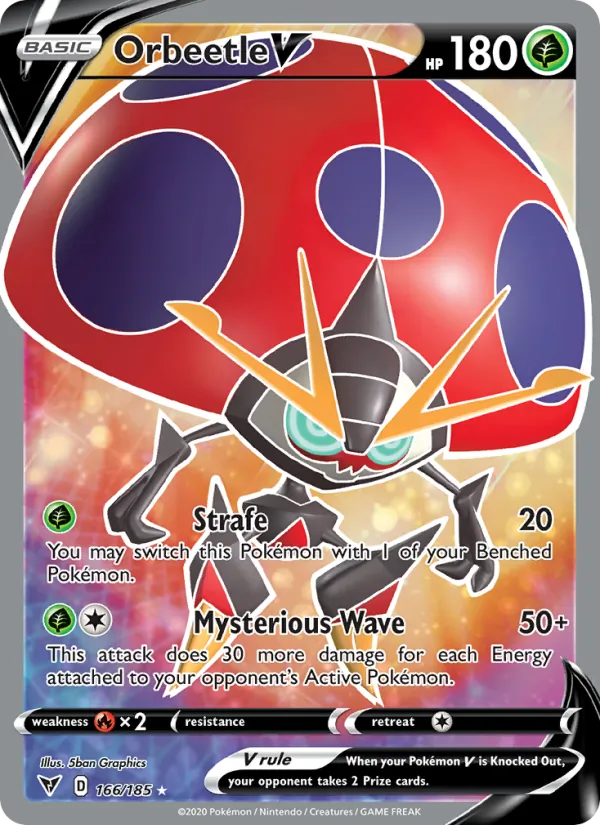 Orbeetle V #166 – Vivid Voltage card