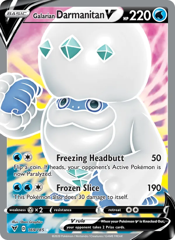 Galarian Darmanitan V #169 – Vivid Voltage card