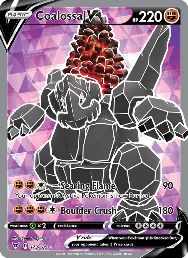 Coalossal V #173 – Vivid Voltage card