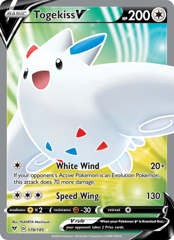 Togekiss V #178 – Vivid Voltage card