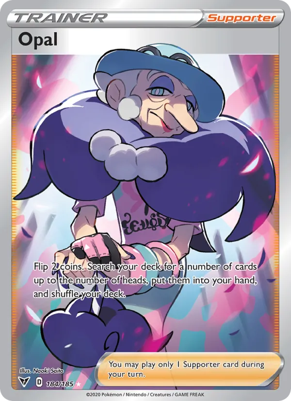Opal #184 – Vivid Voltage card