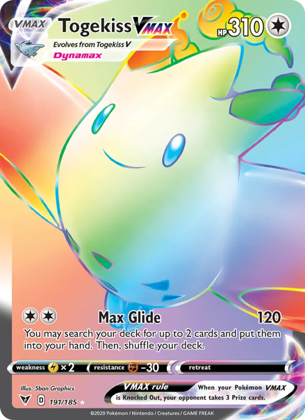Togekiss VMAX #191 – Vivid Voltage card