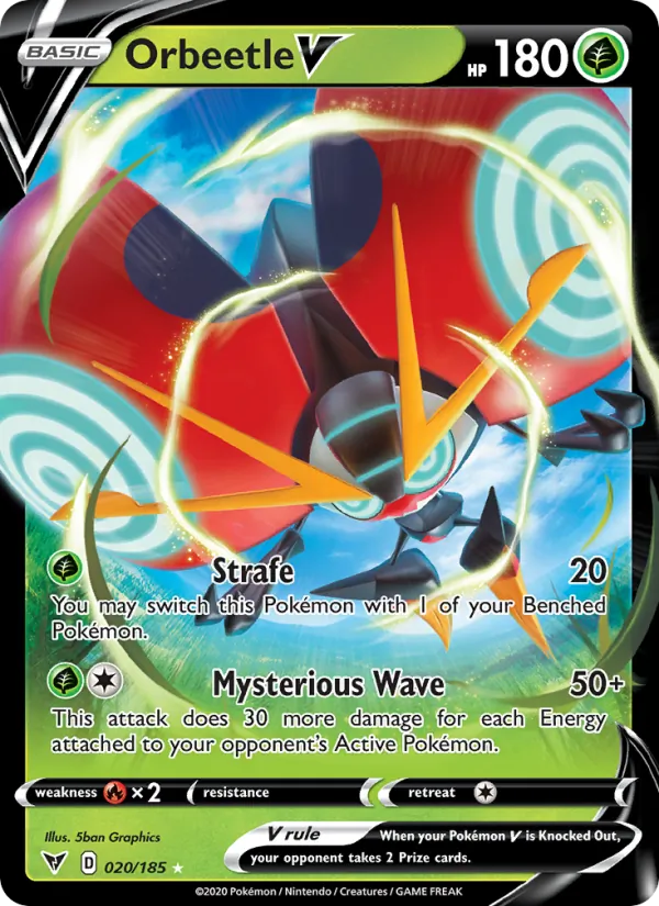 Orbeetle V #20 – Vivid Voltage card