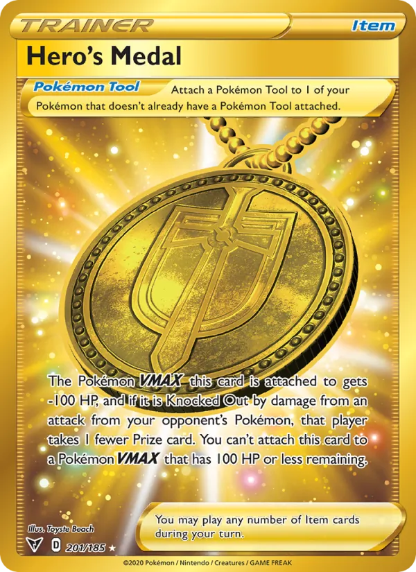 Hero's Medal #201 – Vivid Voltage card