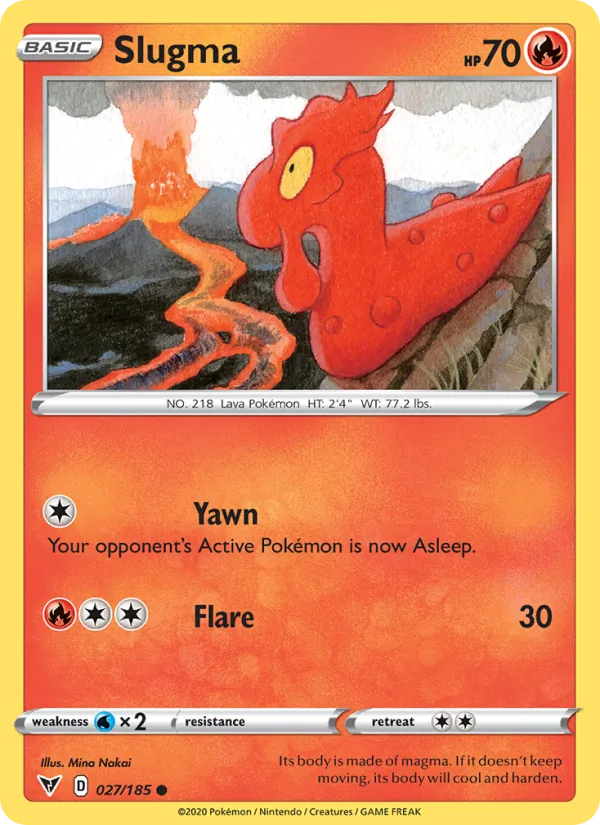 Slugma #27 – Vivid Voltage card